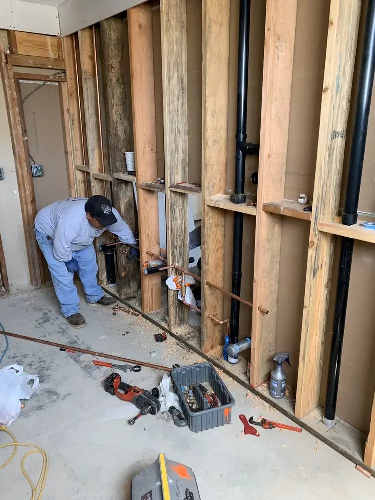Commercial rough-in plumbing for Water Heater Replacement in Onway Lake